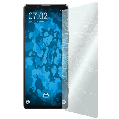Produktbild von 2er-Pack PhoneNatic Glas-Folie klar  kompatibel mit Sony Xperia 1 II - Panzerglas für Xperia 1 II