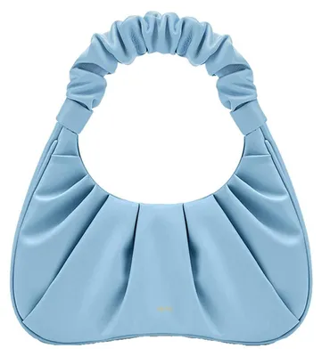 Productafbeelding van Hobo Handtas - Vegan Leer - Lichtblauw