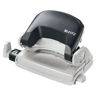 Produktbild von Esselte Leitz Locher Nexxt klein schwarz - 10 Blätter - Schwarz - Metall - 1 mm - 5,5 mm - 160 g