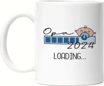 Produktbild von Opa Loading 2024 Tasse für werdende Opas zur Geburt Enkel Enkelin Babynews Ich werde Opa Geschenk Tasse