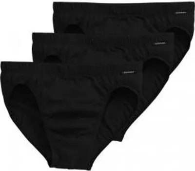 Produktbild von SCHIESSER Essential Herren Slips Supermini 3er Pack Uni schwarz Größe 5 (Gr. M)