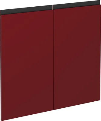 Produktbild von Küchenfront Vicco R-Line Rot 79.2 x 71.3 cm Möbelfront für den Spülenunterschrank, Model 39505