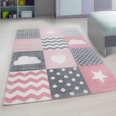 Immagine prodotto di Tappeto KIDS ROSA 160 X 230cm rettangolo