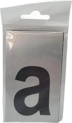 Produktbild von Aluminium Türschild " a " 100x60mm
