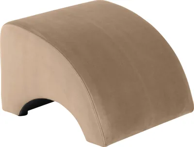 Produktbild von Max Winzer Hocker Brandford - Samtvelours sand - Maße: 52 x 54 x 37 cm