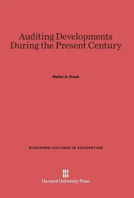 Produktbild von Auditing Developments During the Present Century