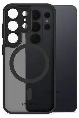 Produktbild von Mobilize Hybrid Handyhülle für Samsung Galaxy S26 Ultra MagSafe Hülle Hardcase Backcover Stoßfest - Schwarz