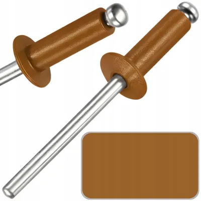 Obrázek produktu pro 100x Slepé nýty 4x8 mm RAL 8001 Světle hnědé