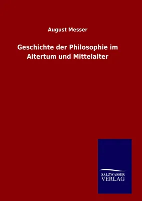 Produktbild von Geschichte der Philosophie im Altertum und Mittelalter