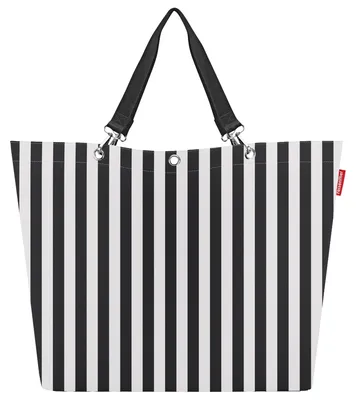 Produktbild von Reisenthel shopper XL, Schwarz, Weiß, Polyester, Stoffbeutel, Muster, 35 l, 680 mm