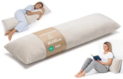 Obrázek produktu pro Polštář na spaní na boku 40x145 cm s povlakem