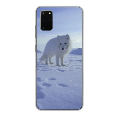 Produktbild von MuchoWow® Handyhülle Schutzhülle Hülle für Samsung Galaxy S20 Plus Fuchs - Schnee - Berge Silikon Softcase Handy Hülle - Hartschale