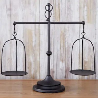 Imagen del producto de Soporte para velas de metal, color , estilo vintage, estable, ideal para sala de estar, dormitorio o cocina
