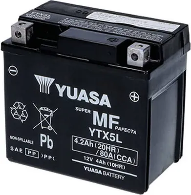 Immagine prodotto di Batteria Yuasa YTX5L 12V/4AH sigillata attivata