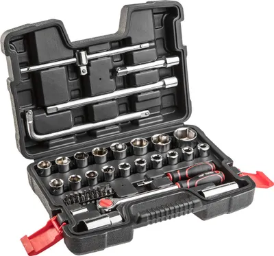 Obrázok produktu pre Top Tools Nástrčné kľúče 1/4", 1/2", sada 47 kusov.