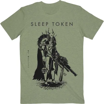 Produktbild von Sleep Token - "The Summoning" T-Shirt für Herren/Damen Uni RO9645 (L) (Grün)