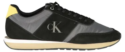 Produktbild von Nachhaltige Herrensportschuhe: Stilvolle Performance in Schwarz/Grau/Oker