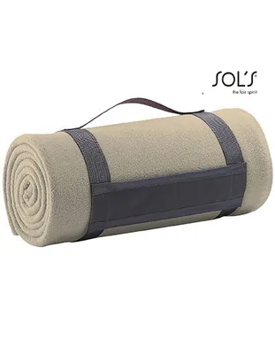 Produktbild von SOLs 88105 | Fleece Decke 150 x 120 cm - Farbe: Beige - Größe: 150 x 120 cm