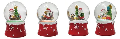 Produktbild von Schneekugel LED Weihnachten Glas Christmas Schmuck Advent Dekoration Winter