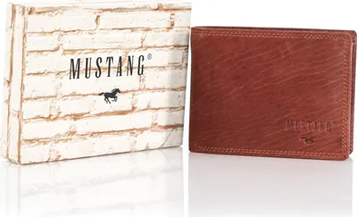 Produktbild von Mustang Udine Wallet Side Öffnen Sie Herrenleder Premium Brieftasche mardable Lederbraun 06.101901
