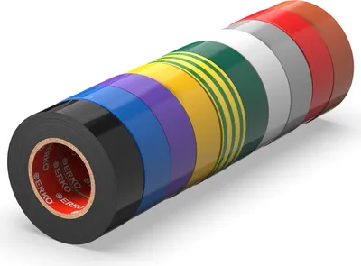Productafbeelding van PVC Isolatietape 15mm x 10m, 10stuks, Multicolor