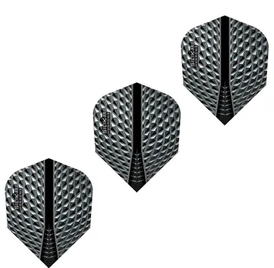 Imagen del producto de Harrows - Vuelos para dardos, sílice, paquete de 3 unidades, modelo PP6379 (talla única) (/plateado)