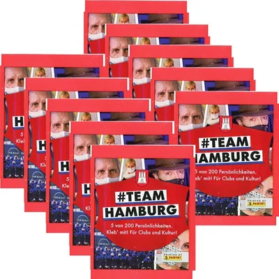 Produktbild von Team Hamburg - Sammelsticker - 10 Tüten