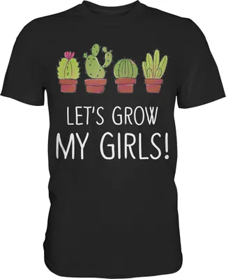 Produktbild von Sukkulenten Kakteen Pflanzen Kaktus T-Shirt – Black / L