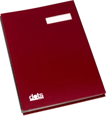 Produktbild von dots Unterschriftenmappe 20 Fächer rot