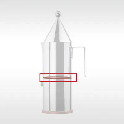 Produktbild von Alessi Gummi Dichtung für Espressokocher La Conica 90002/3