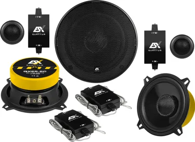 Produktbild von ESX QXE5.2C, 2-Wege, 180 W, 90 W, 4 Ohm, 62 - 22000 Hz, Neodym