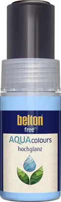 Produktbild von belton free Lackstift AQUAcolours 9 ml tiefschwarz hochglanz