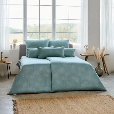 Produktbild von Estella Atelier Bettwäsche Pippa Farbe mint Größe 135x200 + 80x80