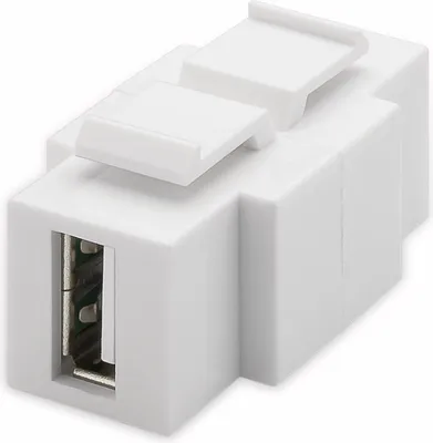 Obrázek produktu pro Goobay 79930, Plochý, Bílá, USB A, USB B, Samice, Samice