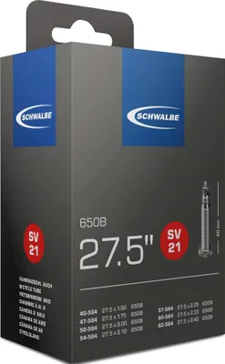 Zdjęcie produktu dla Schwalbe 10400153V, Zawór Presta, 27.5", 25,4 - 50,8 mm, 4 cm, Czarny, Niemcy