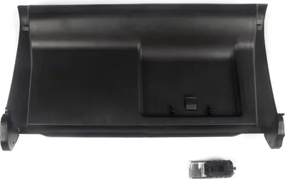 Obrázok produktu pre Blackline Veko odkladacej schránky - Čierne veko odkladacej schránky so zámkom - Vhodné pre Audi A4 B7 (2001-2008) - Autopríslušenstvo