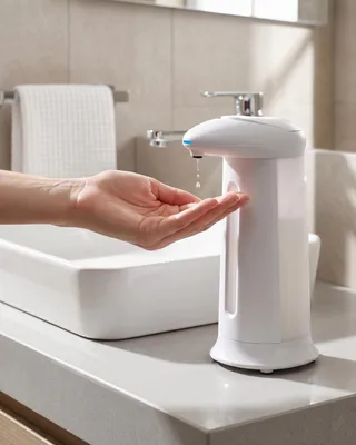 Produktbild von BADfabrik24 Edition One Automatischer Seifen- & Desinfektionsmittelspender Füllmenge: ca. 330ml