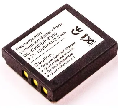 Produktbild von Akku für Maginon DC-8500 Li-Ion 3,7 Volt 1000 mAh schwarz.