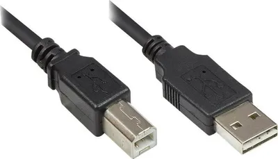 Immagine prodotto di Alcasa USB 2.0 A/B, 3m USB cable USB A USB B Black