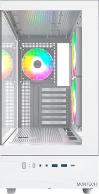 Produktbild von Montech XR , Tower-Gehäuse, (Tempered Glass x 2)