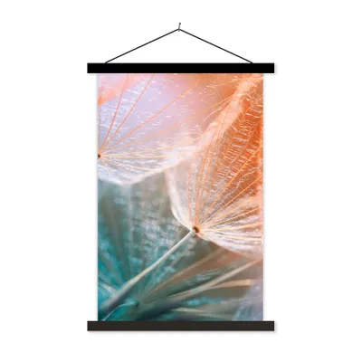 Produktbild von MuchoWow® Textilposter Blume - Löwenzahn - Pflanze 120x180 cm mit schwarzem Rahmen - Fotos