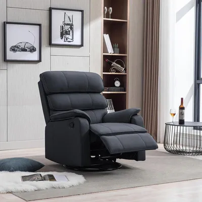 Produktbild von Happy Home TV Sessel mit Relaxfunktion 360 Grad Dreh und Schaukelfunktion ergonomisch gepolstert für Wohnzimmer Schlafzimmer