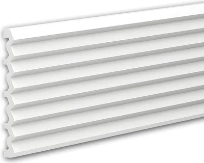 Produktbild von Profhome 659803 3D Wandpaneel Wandvertäfelung Akustikpaneel Stuckleiste 2 m