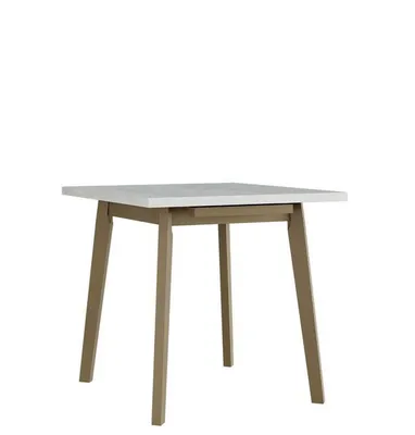 Obrázek produktu pro Rozkládací jídelní stůl 80x80 cm AMES 2 - bílý / dub sonoma