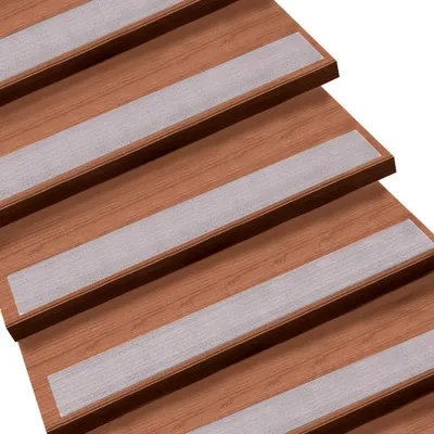Immagine prodotto di Strisce antiscivolo per scale - trasparenti - 15 rotoli - 10 x 60 cm