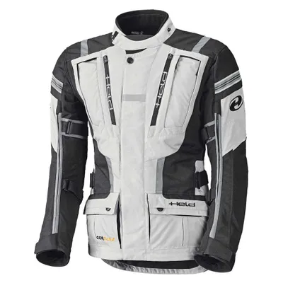 Zdjęcie produktu dla Wodoodporna tekstylna kurtka motocyklowa Held Hakuna II, szary/czarny, S