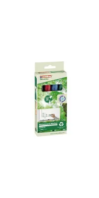 Produktbild von Edding 29 EcoLine, 4 Stück(e), Schwarz, Blau, Grün, Rot, Meißel, Recycelbarer Kunststoff, Rund, Multi