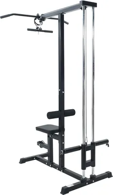 Immagine prodotto di vidaXL Lat pull-down nero 110 x 70 x 187 cm