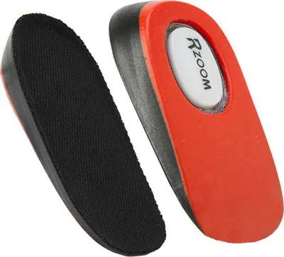 Produktbild von INF PolyurethanErhöhung Einlegesohlen, Mesh, GEL, RZOOM, Schwarz-Rot, 2 Stück S