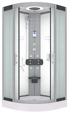 Produktbild von Duschkabine Dusche D58-10M0-EC Komplettdusche Fertigdusche 90x90 cm